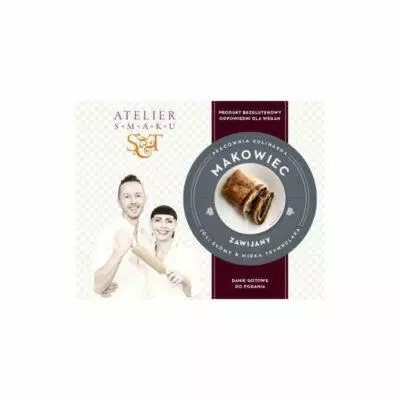 Atelier Smaku - vegan i gluten free sklep online poleca: Bezglutenowy i wegański makowiec zawijany, kategoria: Wszystko