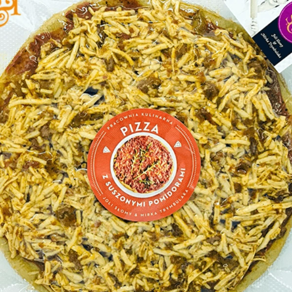 Atelier Smaku - vegan i gluten free sklep online poleca: Bezglutenowa i wegańska pizza z suszonymi pomidorami, kategoria: Wszystko